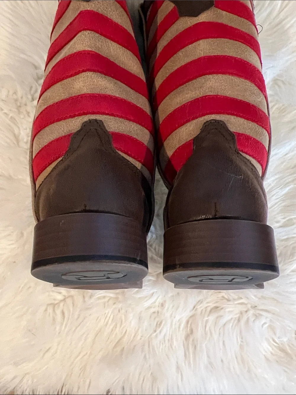 Roper Big Kids Square Toe American Patriot Boots